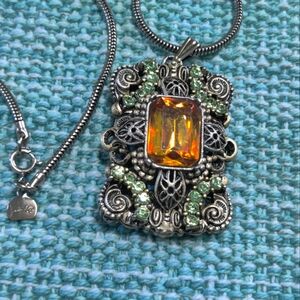 Vintage Judy Lee Large Necklace.